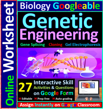 Preview of Genetic Engineering & Technology, Cloning - Living Environment Regents Worksheet