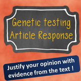 Genetic Testing Article Response