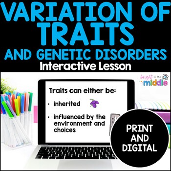 Preview of Trait Variation and Genetic Disorders and Mutations Interactive Lesson