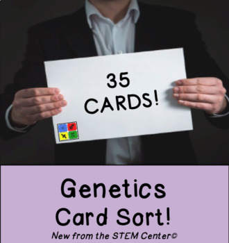 Preview of Genetics Card Sort - Distance Learning Friendly