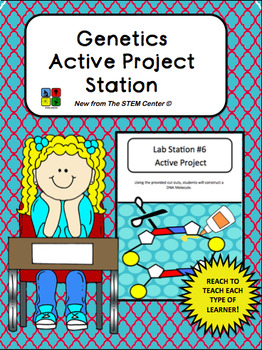 Preview of Genetics Active Project Station - Distance Learning Friendly