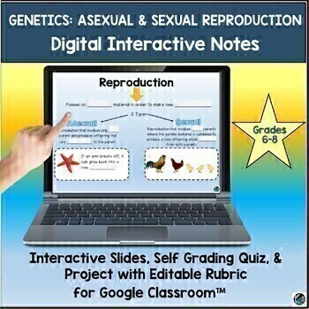 Preview of Genetics - Asexual & Sexual Reproduction Slides & Project - Google Classroom