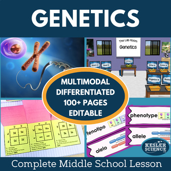 Preview of Genetics Complete 5E Lesson Plan
