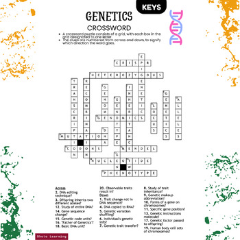 Genetics Crossword Worksheet: Unravel the Code with Our Genetic Puzzle