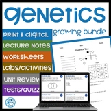 Genetics Unit Growing Bundle (print and digital resources)