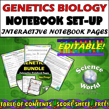 Preview of Genetics Heredity Notebook | Biology Life Science | Middle School
