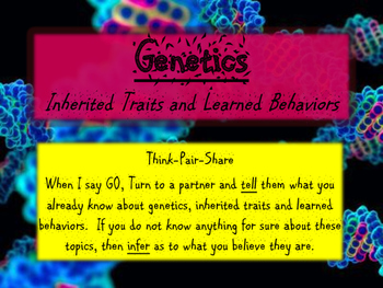 Preview of Genetics - Inherited Traits and Learned Behaviors