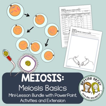 Preview of Meiosis Cell Division - PowerPoint, Notes, Class Survey and Project