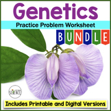 Genetics Practice Problem Bundle | Printable and Digital