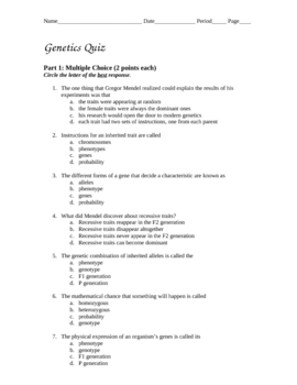 Genetics Worksheet Answer Key Related Posts.