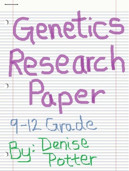 genetics research paper