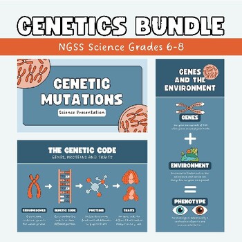 Preview of Genetics Resource Bundle NGSS Science Grades 6 - 8