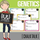 Genetics Review Activity | Chalk Talk Drawing Science Task Cards