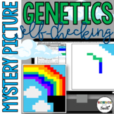Genetics Review Digital Mystery Picture Self-Checking Activity
