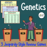 Genetics Jeopardy Style Review Games