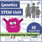 Genetics STEM Unit: Monster Engineering Challenge-5E Scien