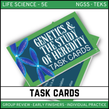 Preview of Genetics & The Study of Heredity Task Cards