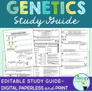 Preview of Genetics Study Guide