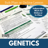 Genetics - Sub Plans - Print or Digital