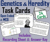 Genetics and Heredity Task Cards Activity (Biology Review)
