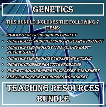 Preview of Genetics Teaching Resources Bundle