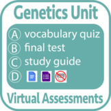 Genetics Unit Assessments + Study Guide