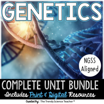 Preview of Genetics Unit- Print and Digital