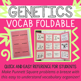 Genetics Vocab Foldable