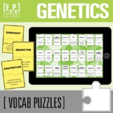Genetics Vocabulary Activity | Digital and Print Self-Chec