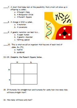 case study questions on heredity