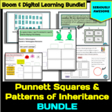Genetics and Punnet Square Boom Card and Digital Activity Bundle