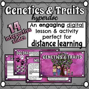 Preview of Genetics and Traits Hyperdoc - DISTANCE & ONLINE LEARNING