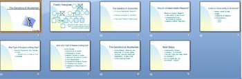 Preview of Genetics of Alcoholism Smartboard Notebook Presentation Lesson Plan