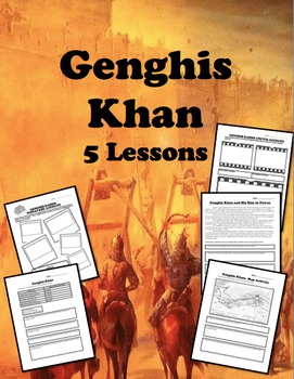 Preview of Genghis Khan 5 Lesson Packet