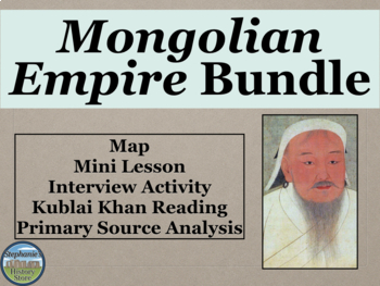 Preview of The Mongols Bundle