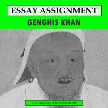 Preview of Genghis Khan Research Organizer & Paper Assignment — History — CCSS Rubric