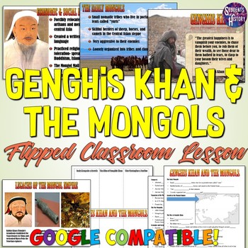 Preview of Genghis Khan and the Mongol Empire PowerPoint Lesson