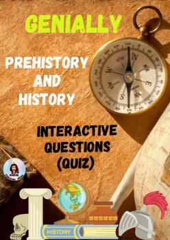 Preview of Genially (quiz): Prehistory and History.