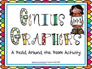 Preview of Genius Graphers: A Read Around the Room Activity