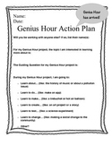 Genius Hour Action Plan