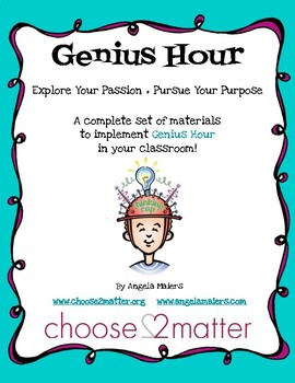 Preview of Genius Hour Activity Pack- Explore Your Passion- Pursue Your Purpose