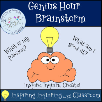 Preview of Genius Hour Brainstorm