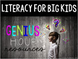 Genius Hour Classroom Materials (Teacher & Student) Editab