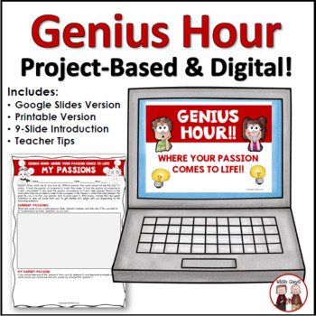 Preview of Genius Hour Digital Activity