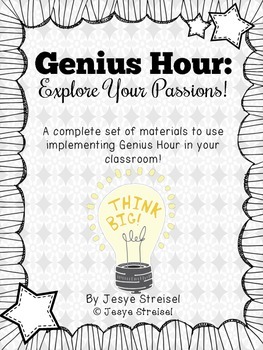 Preview of Genius Hour: Explore Your Passions!