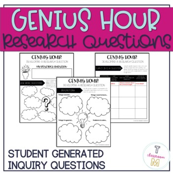 Preview of Genius Hour: Inquiry Questions with Passion Projects | Distance Learning