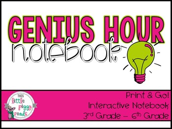 Preview of Genius Hour Interactive Notebook