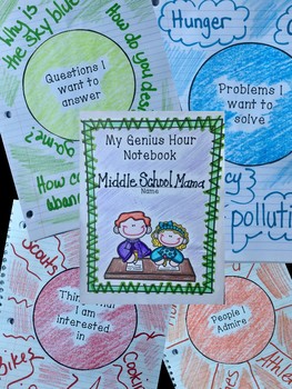 Genius Hour Interactive Notebook by Middle School Mama | TpT