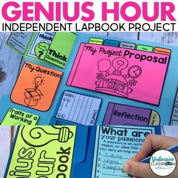 Preview of Genius Hour Lapbook & Informational Passage | Independent Passion Project