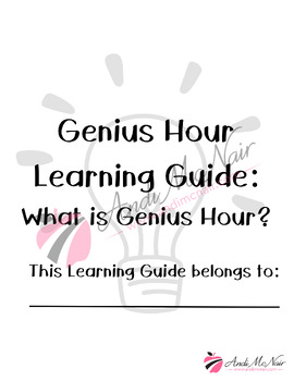 Preview of Genius Hour Learning Guide: What is Genius Hour?